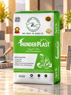 Thunderplast Tag-ur-Tile Pearl Tile Adhesive for Interior Exterior Applications