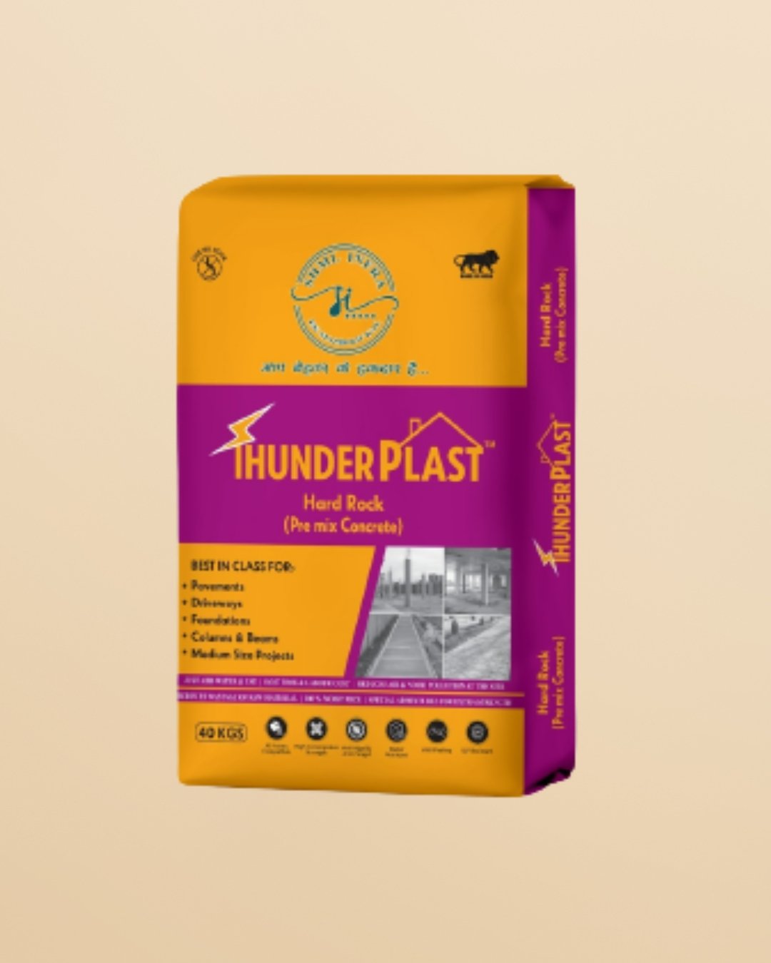 Thunderplast Hard Rock Pre Mix Concrete for Structural Applications