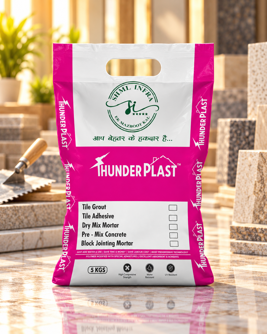Thunderplast Keep Dry Waterproofing Solution for Moisture and Seepage Protection